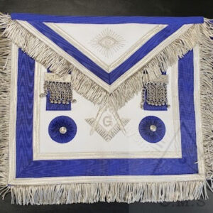 Deluxe Master Masons Apron with All Seeing Eye-2 Hand Embroidered & Custom Made
